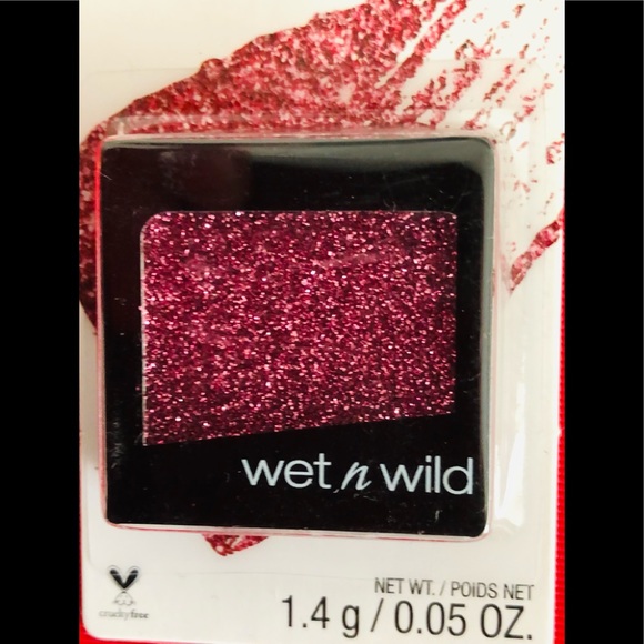 WETnWILD Coloricon Glitter Eye Shadow Brass Gold Spiked Silver Burgundy Lot of 3 - Picture 5 of 9